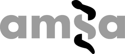 Amsa Logo in black and white