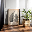 Load image into Gallery viewer, Lungs anatomy poster