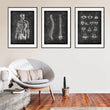 Load image into Gallery viewer, Physiotherapy clinic decor - spine, back muscles and vertebrae anatomy charts