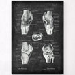 Laden Sie das Bild in den Galerie-Viewer, Knee anatomy chart