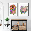 Laden Sie das Bild in den Galerie-Viewer, Digestive system anatomy prints