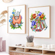Laden Sie das Bild in den Galerie-Viewer, ENT vocal cords and larynx posters