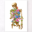 Load image into Gallery viewer, Skeleton anatomy art print