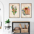 Load image into Gallery viewer, Dental clinic decor - tooth anatomy poster