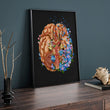 Charger l'image dans la galerie, Dementia brain with flowers