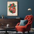 Load image into Gallery viewer, Anatomical heart vintage poster