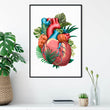 Laden Sie das Bild in den Galerie-Viewer, Heart anatomy print