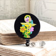 Load image into Gallery viewer, Bowl of Hygieia pharmacy badge reel