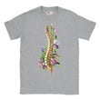 Load image into Gallery viewer, Spine Unisex T-Shirt - Floral