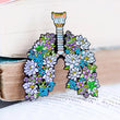 Load image into Gallery viewer, Lungs enamel pin