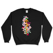 Load image into Gallery viewer, Rod of Asclepius Unisex Sweatshirt - Floral