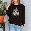 Laden Sie das Bild in den Galerie-Viewer, anatomical heart chalkboard sweatshirt for women by codex anatomicus