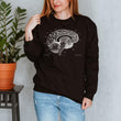 Load image into Gallery viewer, brain anatomy sweatshirt for women by codex anatomicus