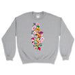 Load image into Gallery viewer, Rod of Asclepius Unisex Sweatshirt - Floral