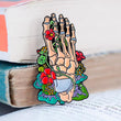 Load image into Gallery viewer, Foot skeleton pin