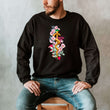 Load image into Gallery viewer, Rod of Asclepius Unisex Sweatshirt - Floral