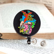Load image into Gallery viewer, Heart badge reel for nurses