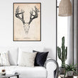 Laden Sie das Bild in den Galerie-Viewer, Deer skull poster