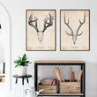 Laden Sie das Bild in den Galerie-Viewer, Deer skull wall art