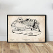 Laden Sie das Bild in den Galerie-Viewer, Dinosaur skull print