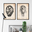 Load image into Gallery viewer, Fetus in a womb anatomy print