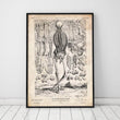 Laden Sie das Bild in den Galerie-Viewer, Human skeleton diagram