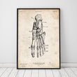 Laden Sie das Bild in den Galerie-Viewer, Human foot vintage anatomy poster