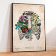 Load image into Gallery viewer, Rib cage art print - Anatomy Art by Codex Anatomicus