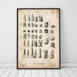 Laden Sie das Bild in den Galerie-Viewer, Teeth chart poster