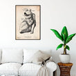 Laden Sie das Bild in den Galerie-Viewer, Vintage anatomy poster of heart anatomy