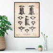 Laden Sie das Bild in den Galerie-Viewer, Spine vintage anatomy poster by Codex Anatomicus