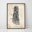 Laden Sie das Bild in den Galerie-Viewer, Foot anatomy art print III vintage art print