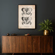 Laden Sie das Bild in den Galerie-Viewer, Pelvic bones vintage anatomy poster by codex anatomicus