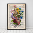 Laden Sie das Bild in den Galerie-Viewer, Heart anatomy dictionary art print