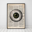 Charger l'image dans la galerie, Eye anatomy - Old dictionary page
