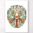 Laden Sie das Bild in den Galerie-Viewer, Geometrical brain anatomy art
