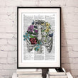 Laden Sie das Bild in den Galerie-Viewer, Rib cage anatomy dictionary art print