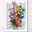 Laden Sie das Bild in den Galerie-Viewer, Heart dictionary art print