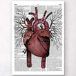 Laden Sie das Bild in den Galerie-Viewer, Heart dictionary art print