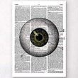 Charger l'image dans la galerie, Eye anatomy dictionary art print