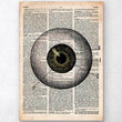 Charger l'image dans la galerie, Eye anatomy - Old dictionary page