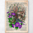 Load image into Gallery viewer, Skull dictionary art print