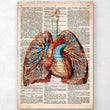Laden Sie das Bild in den Galerie-Viewer, Heart and lungs dictionary print