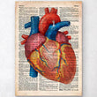 Laden Sie das Bild in den Galerie-Viewer, Geometric heart dictionary print