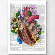 Load image into Gallery viewer, Heart dictionary art print