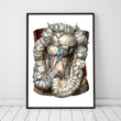 Laden Sie das Bild in den Galerie-Viewer, Intestines anatomy art print by codex anatomicus