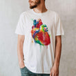 Load image into Gallery viewer, Heart anatomy II anatomy t-shirt for men by codex anatomicus
