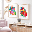 Laden Sie das Bild in den Galerie-Viewer, Heart anatomy poster