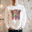 Laden Sie das Bild in den Galerie-Viewer, rib cage watercolor sweatshirt for doctors