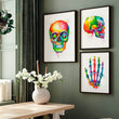 Load image into Gallery viewer, Anatomical skull poster